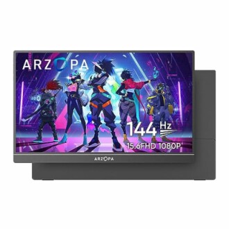 ARZOPA Portable Monitor G1 GAME 15.6 Inch 144HZ 1920×1080 FHD Review